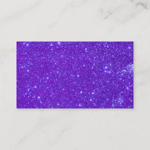 Paarse Glitter Sparkly Visitekaartjes