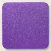 Paarse glitter, sprankeling, glitter achtergrond bier onderzetter (Voorkant)
