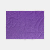 Paarse glitter, sprankeling, glitter achtergrond fleece deken (Voorkant (Horizontaal))