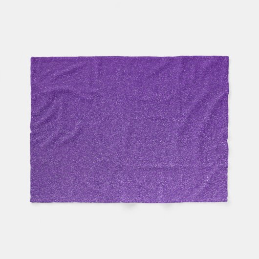 Paarse glitter, sprankeling, glitter achtergrond fleece deken (Voorkant (Horizontaal))