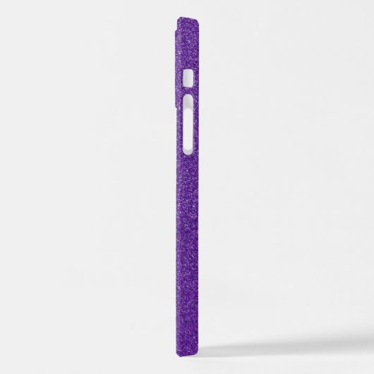 Paarse glitter, sprankeling, glitter achtergrond iPhone hoesje (Linkerkant)
