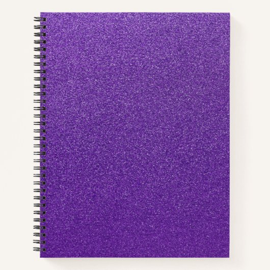 Paarse glitter, sprankeling, glitter achtergrond notitieboek (Voorkant)