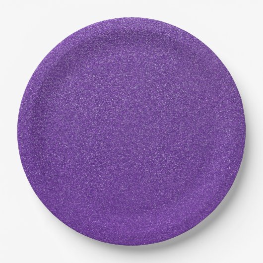 Paarse glitter, sprankeling, glitter achtergrond papieren bordje (Voorkant)