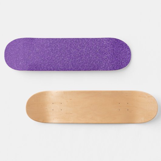 Paarse glitter, sprankeling, glitter achtergrond persoonlijk skateboard (Horizontaal)