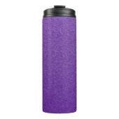 Paarse glitter, sprankeling, glitter achtergrond thermosbeker (Voorkant)