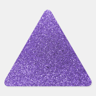 Paarse glitter sticker