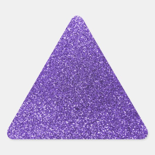 Paarse glitter sticker (Voorkant)