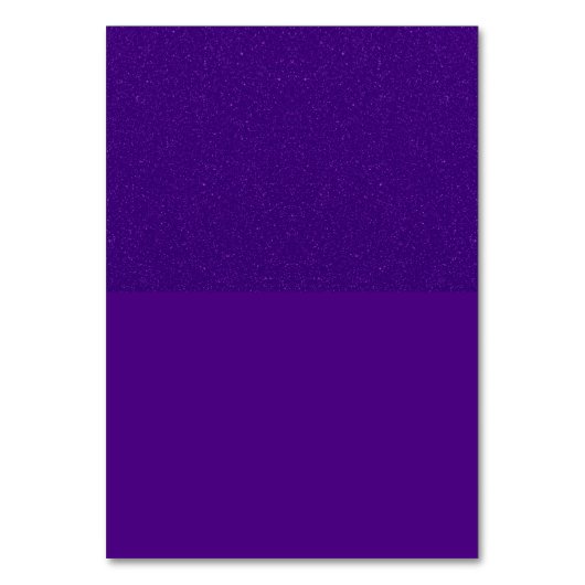 Paarse Glitter‑Top Tafelkaart – Aanpasbaar Kaart (Voorkant)