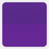Paarse Glitter‑Top Vierkante Sticker – Aanpasbaar (Voorkant)
