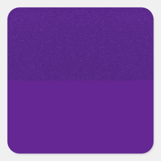 Paarse Glitter‑Top Vierkante Sticker – Aanpasbaar (Voorkant)