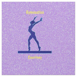 Paarse Glitter Turnbalkevenementen Stof