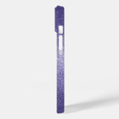 Paarse Glitter Unicorn Hoesje-Mate iPhone Case (Achterkant / Links)