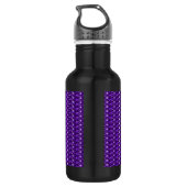 Paarse Glitter Waterfles (Achterkant)
