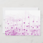 Paarse Glitter, word jij mijn Bridesmaid? Kaart (Achterkant)