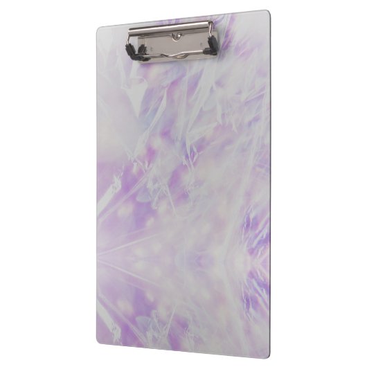 Paarse glitterachtergrond klembord (Links)