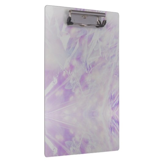 Paarse glitterachtergrond klembord (Rechts)