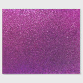 Paarse glitterachtergrondglitterspleet cadeaupapier (Vlak)