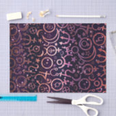 Paarse Glitterende Planetaire Universum Ruimte Pla Tissuepapier (Craft)