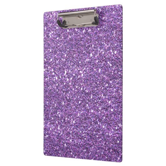 Paarse glitterklembord klembord (Links)