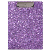 Paarse glitterklembord klembord (Voorkant)
