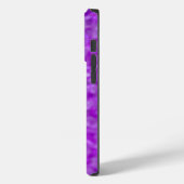 Paarse glitterkristallen Case-Mate iPhone case (Achterkant / Links)