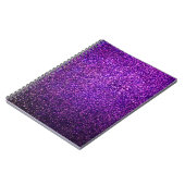 paarse glitterlaptop notitieboek (Linkerzijde)