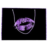 Paarse glitterliften groot cadeauzakje (Achterkant)