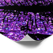 Paarse glitterliften poster (Hoek)