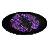 Paarse glitterliften snijplank (Hoek)