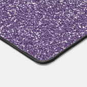 Paarse-glitterpatroon Bureaumat (Hoek)