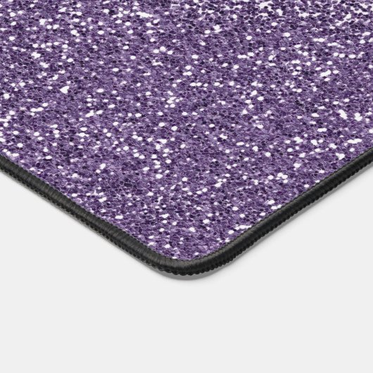 Paarse-glitterpatroon Bureaumat (Hoek)