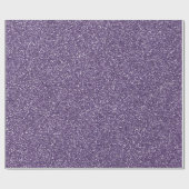 Paarse-glitterpatroon Cadeaupapier (Vlak)