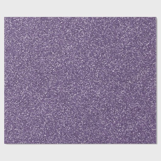 Paarse-glitterpatroon Cadeaupapier (Vlak)