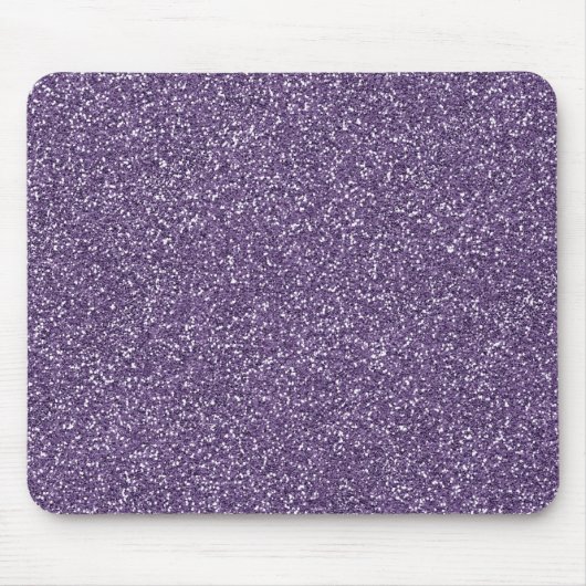Paarse-glitterpatroon Muismat (Voorkant)