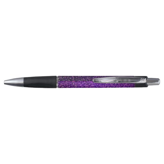paarse glitterpen pen (Achterkant)