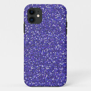 Paarse Glitters iPhone 11 Hoesje