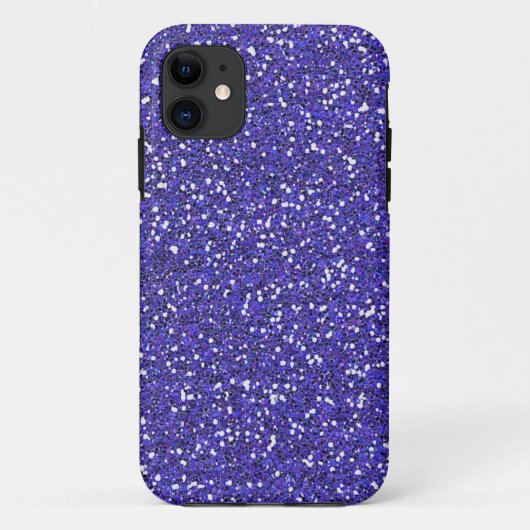 Paarse Glitters Case-Mate iPhone Case (Achterkant)