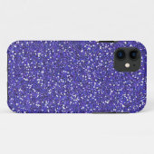 Paarse Glitters Case-Mate iPhone Case (Achterkant (horizontaal))