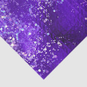 Paarse Glitters Glans Elegant Design Tissuepapier (Detail)