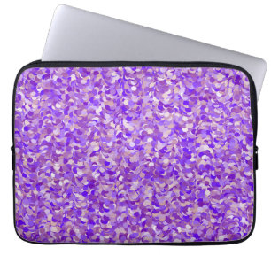 Paarse glitters prestige klassiek chic vrouwelijk  laptop sleeve