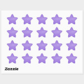 Paarse glittersterren ster sticker (Vel)