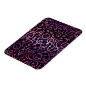 Paarse Glittery Planetary Universe Space Planets Magneet (Linkerzijde)