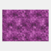 Paarse Glitz Zebra Print Inpakpapier Vel (Voorkant 3)