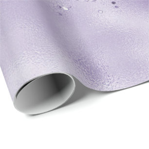 Paarse Glitzy Glitter Cadeaupapier