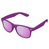 Paarse gloed retro zonnebril (Gekanteld)