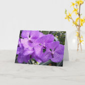 Paarse glorie in Giverny, Frankrijk Kaart (Gele Bloem)