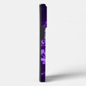 Paarse Glow Muzieknoten   Case-Mate iPhone Case (Achterkant / Rechts)