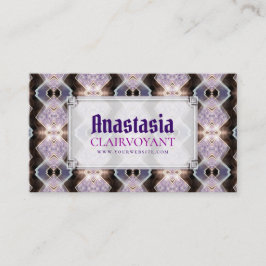 Paarse Glow Sparkly Energy Visitekaartjes