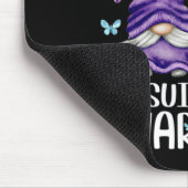 Paarse gnoom met een uilvlinderpatroonzelfmoord A Muismat (Hoek)