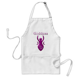 Paarse Goddess Standaard Schort
